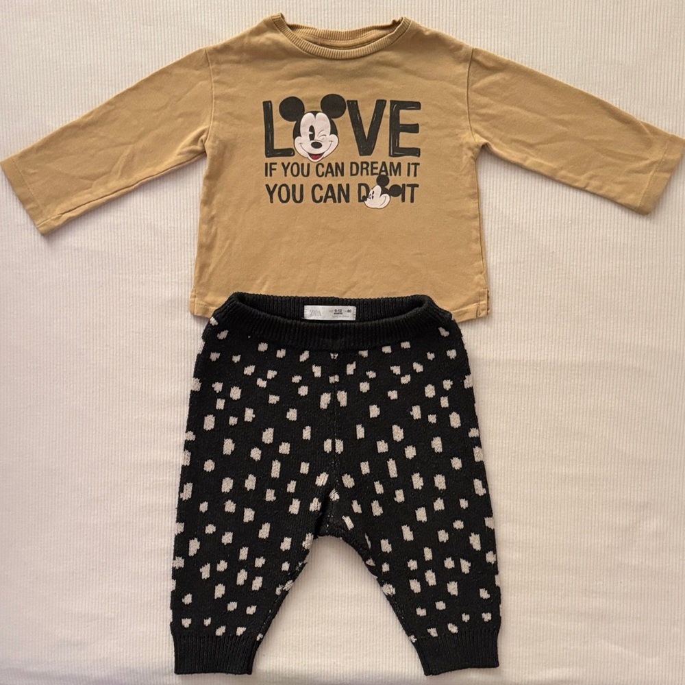 Zara Mickey Mouse Outfit